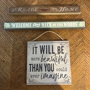 3 decorate home signs